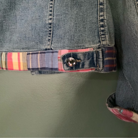 Molly B Stretch Denim Jean Jacket sz XS - Picture 9 of 11